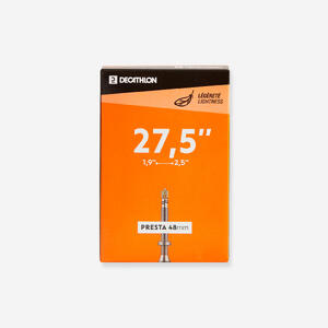 Cámara aire bicicleta MTB 27,5x1,9/2,5 presta 48 light
