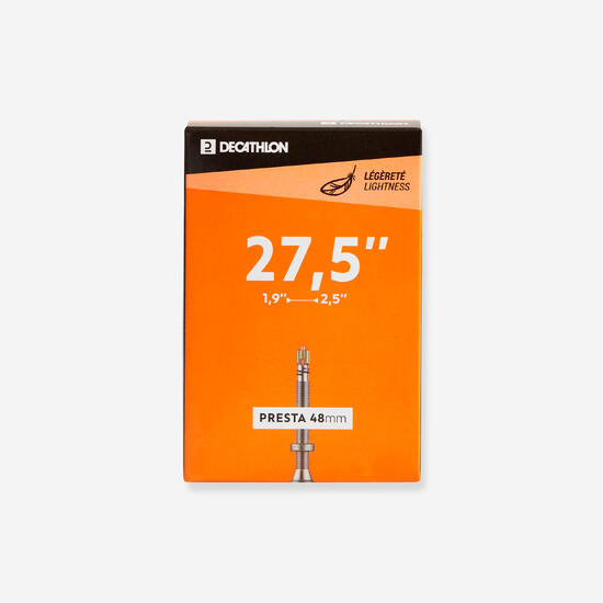 Fahrradschlauch MTB 27,5×1,9‒2,5 Presta 48 light