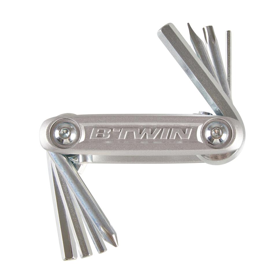 OUTIL MULTIFONCTION VELO MULTITOOL 500 ALU Decathlon