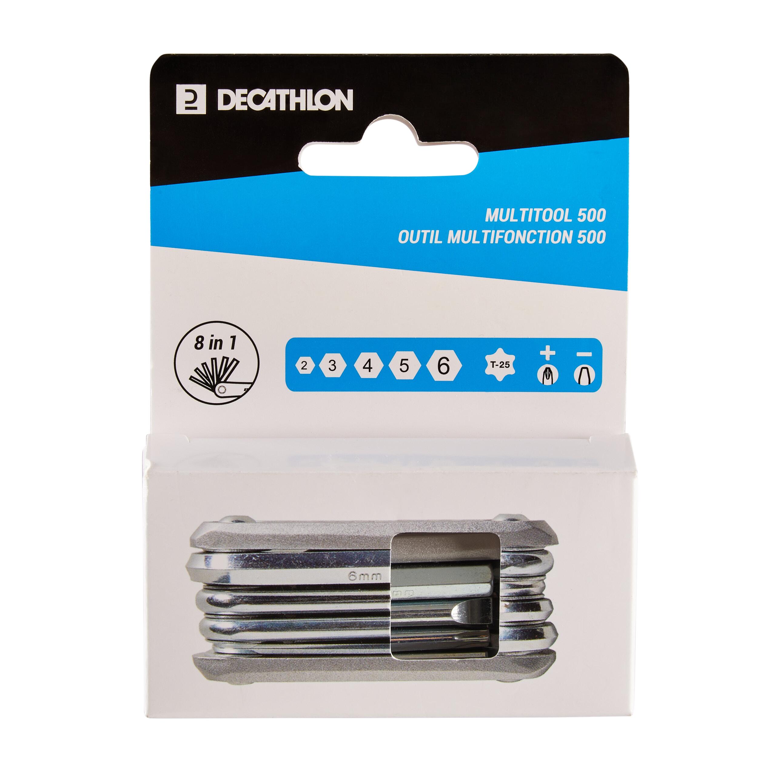 Outil de vélo multifonction 500 en aluminium - DECATHLON