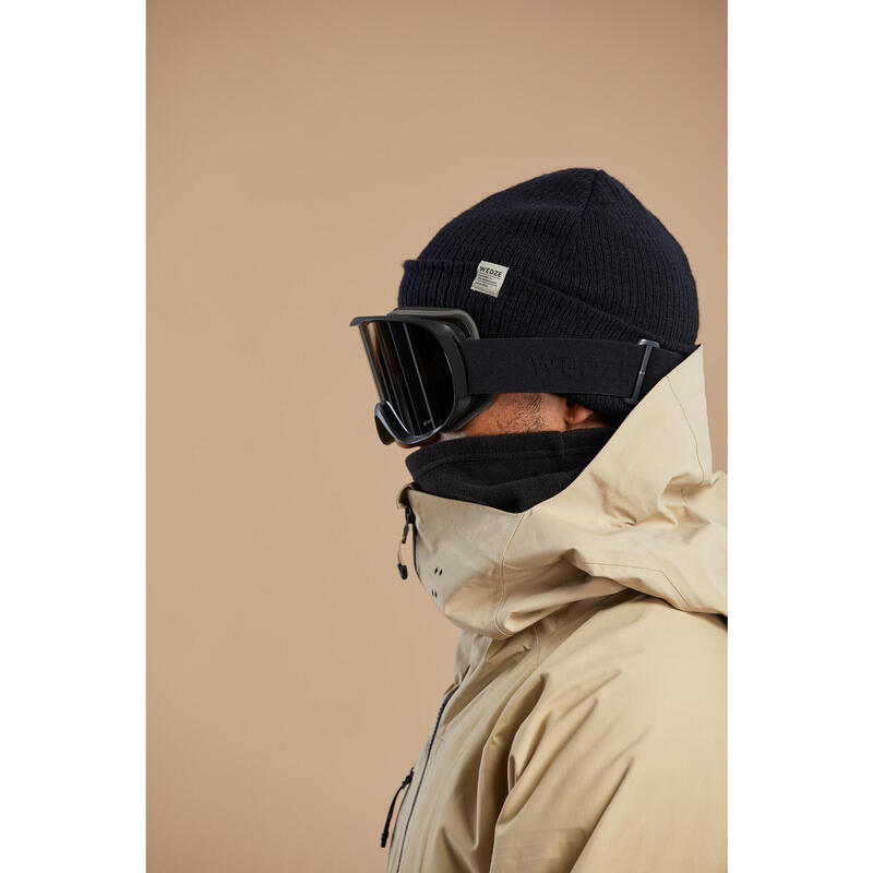 Yetişkin / Çocuk Kayak / Snowboard Maskesi - Siyah - G 500 S3