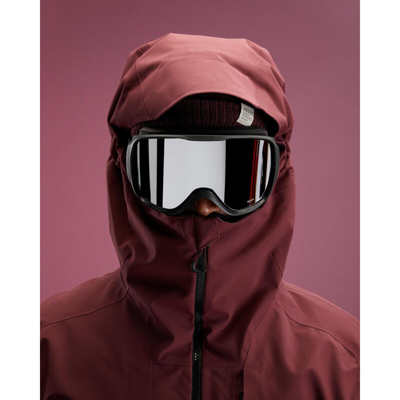 Skibrille Snowboardbrille G 500 S3 Schönwetter Erwachsene/Kinder schwarz 