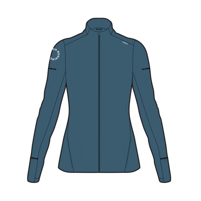 VESTE KIPRUN WARM FEMME BLEU TURQUOISE