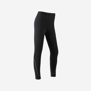 Kids' Football Thermal Tights Keepconfort 100 - Black