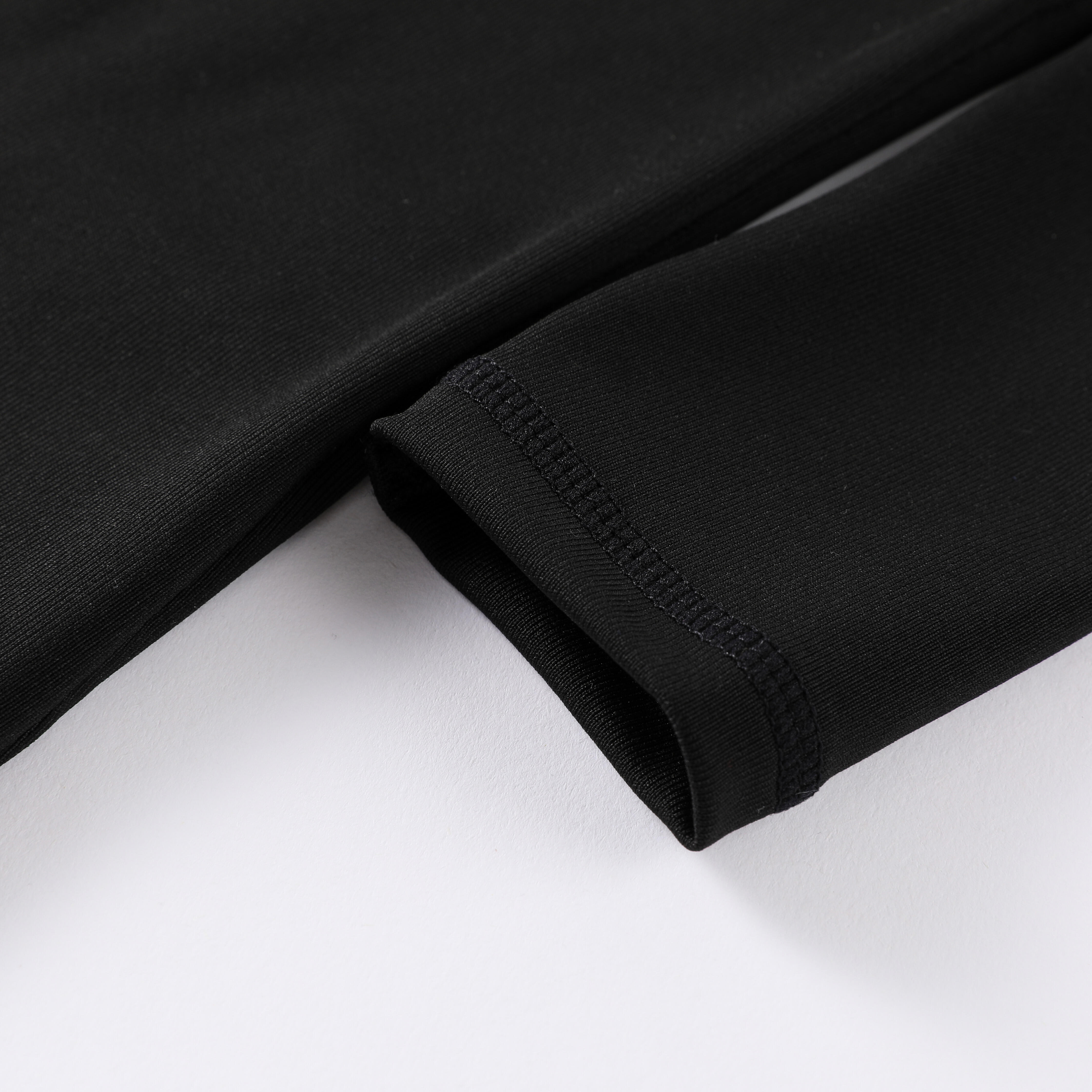 Kids' Long-Sleeved Thermal Base Layer Top Keepcomfort 100 - Black - KIPSTA