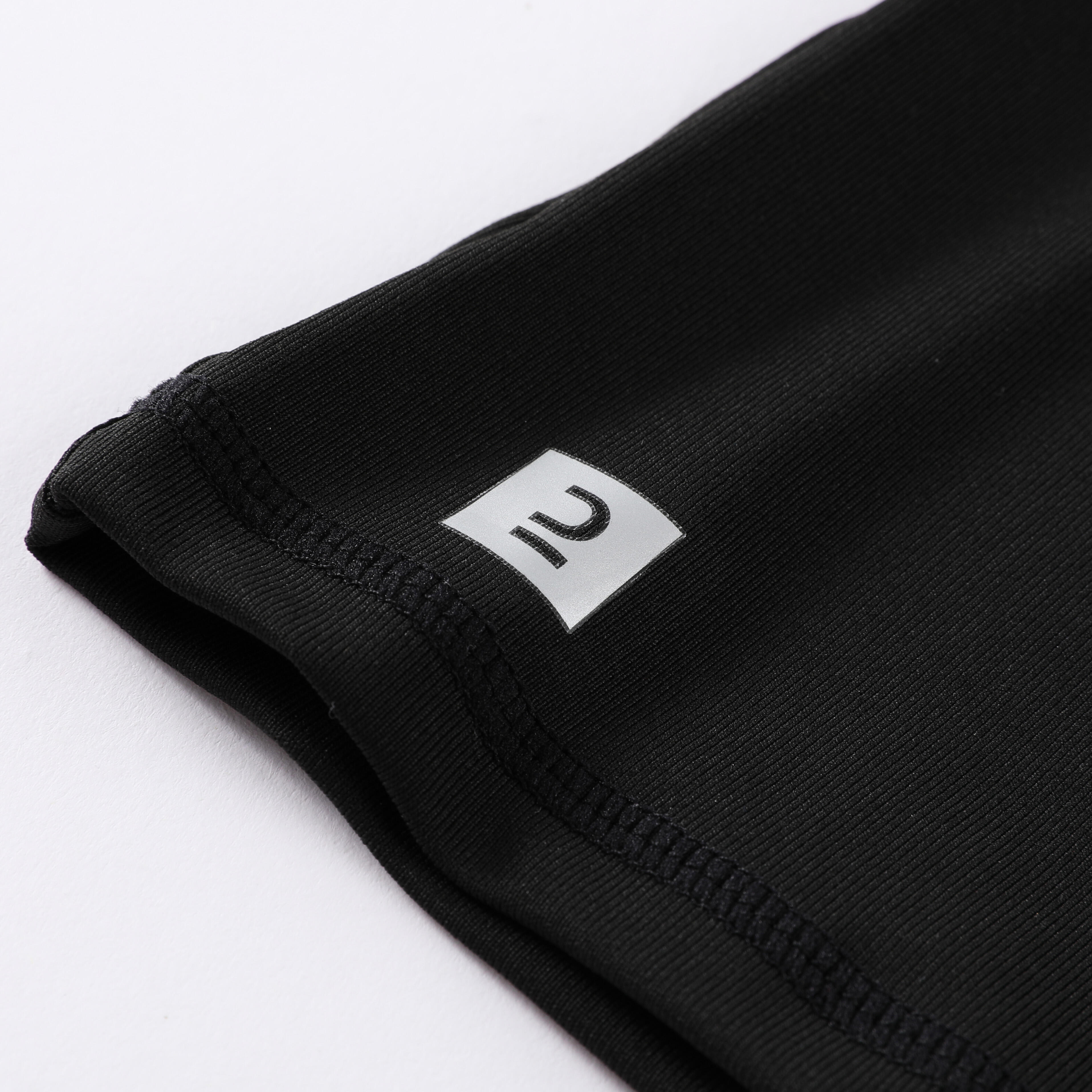 Kids Football Long-Sleeve Compression Base Layer Tight Keepcomfort 100 Black