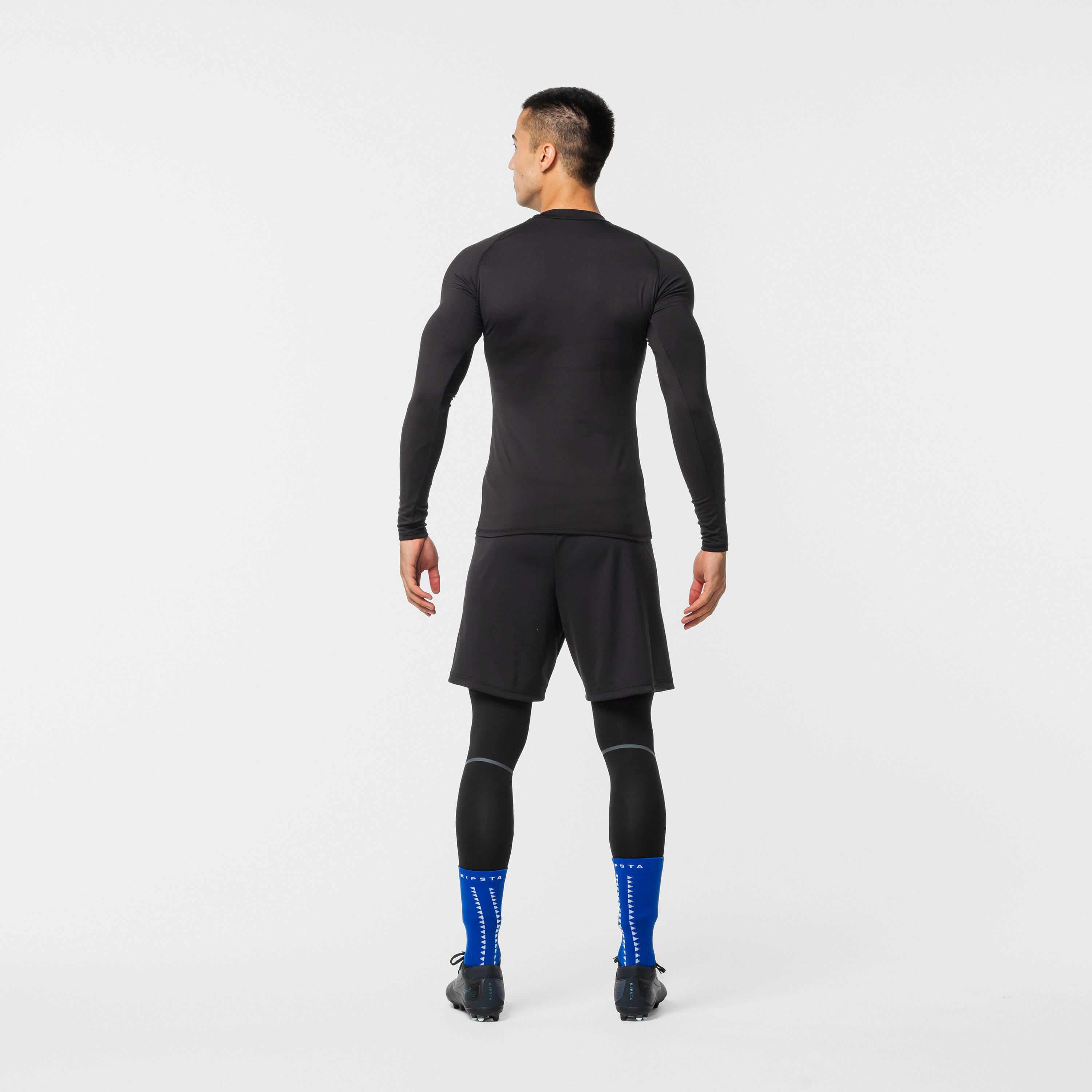 Adult Long-Sleeved Thermal Football Base Layer Top Keepcomfort 100 - Black 7/7