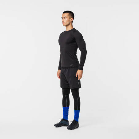Adult Long-Sleeved Football Base Layer Top Keepcomfort - Black - Decathlon