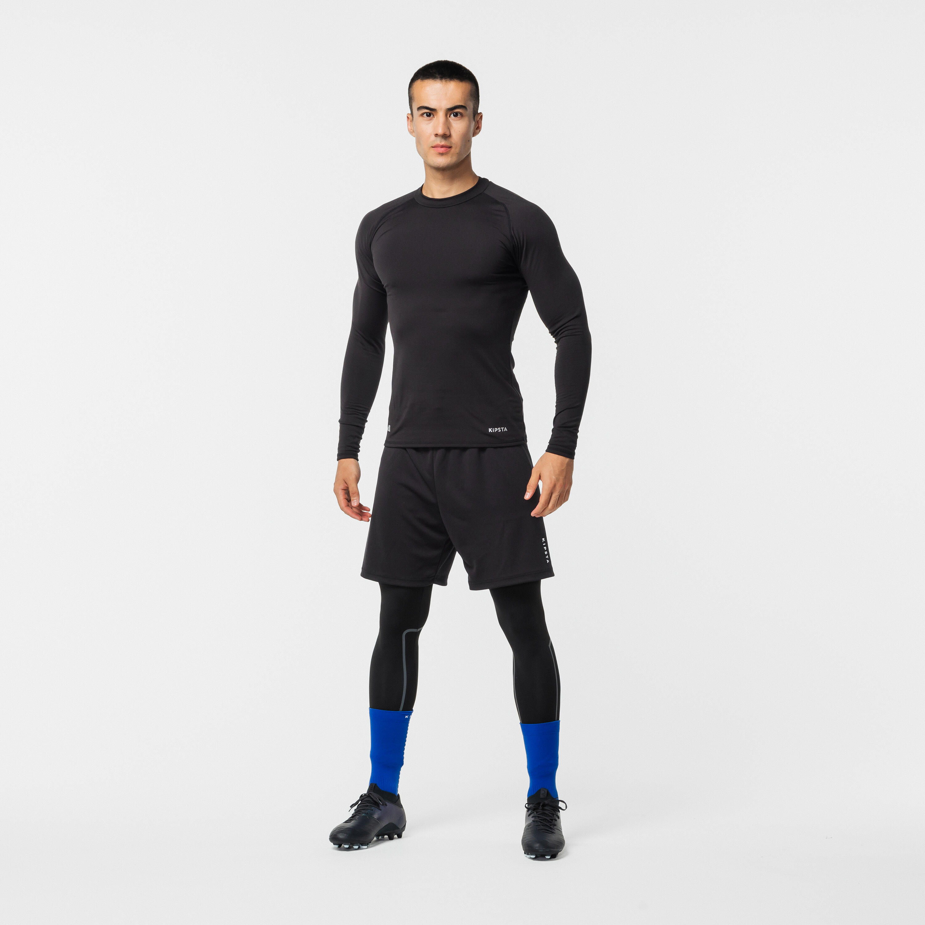 Adult Football Base Layer Tights KCOMFORT - Black