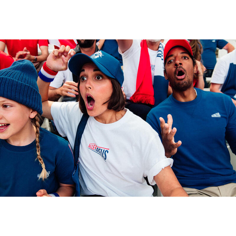 Écharpe Allez les Bleus tricolore mixte