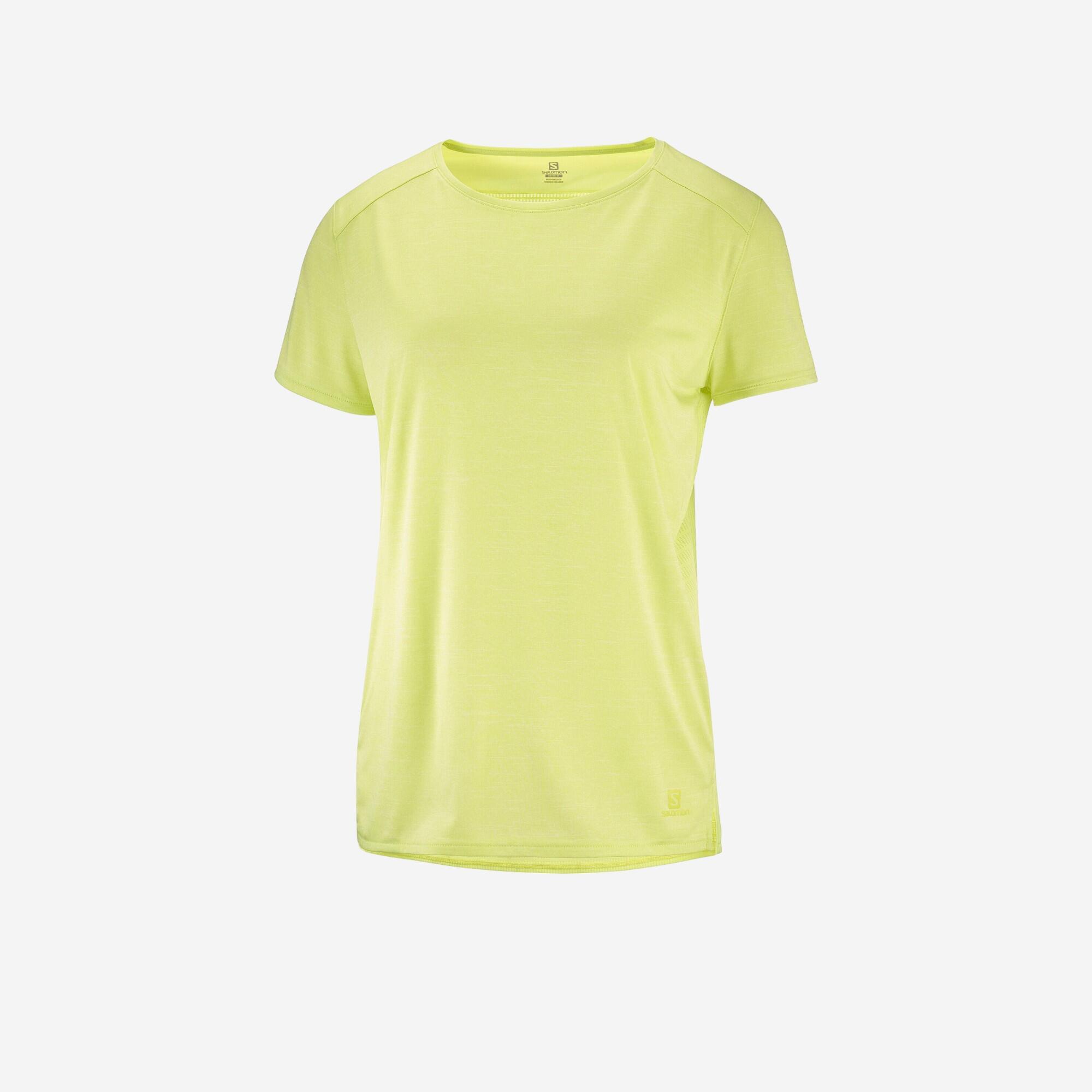 SALOMON The women’s OUTLINE SUMMER t-shirt combines comfort, lightness and moisture transfer