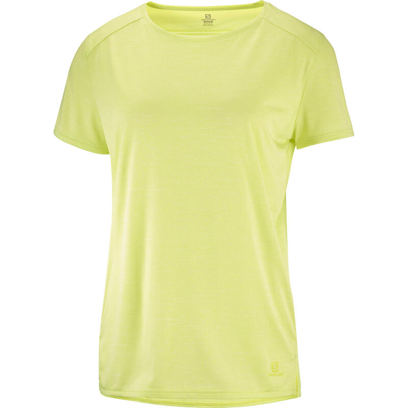 Camiseta de montaña y trekking manga corta mujer Salomon Outline Summer