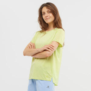 Camiseta de montaña y trekking manga corta mujer Salomon Outline Summer