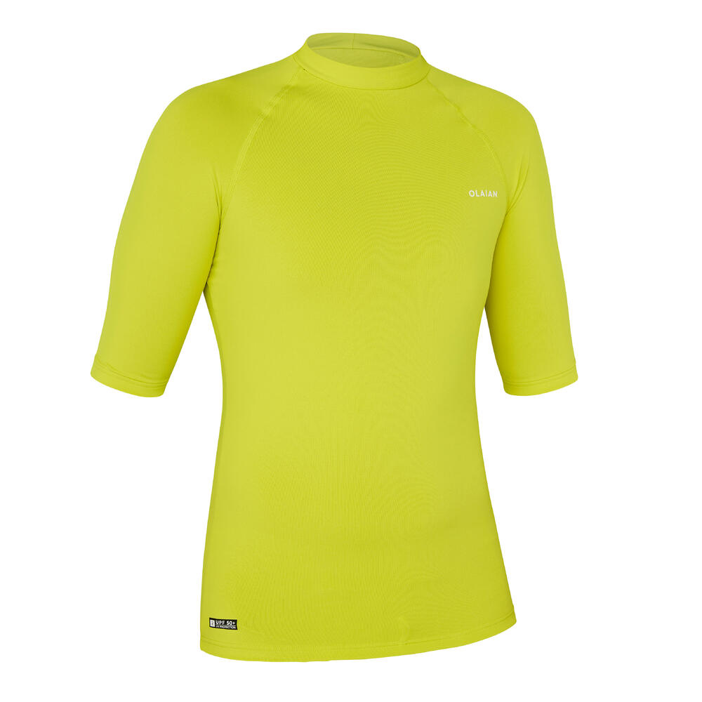 top solaire anti UV junior jaune