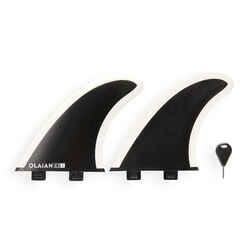 2 5”5 fins with flexible edges for twin Fish.