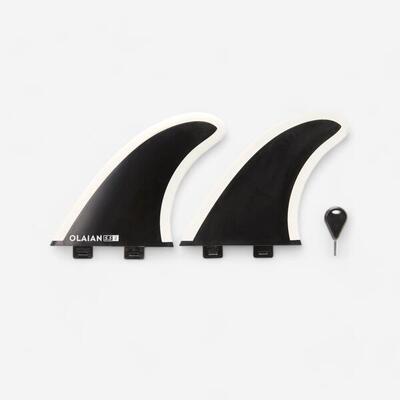 Soft edge vinnen 5"5 voor twin fish surfboards 2 stuks