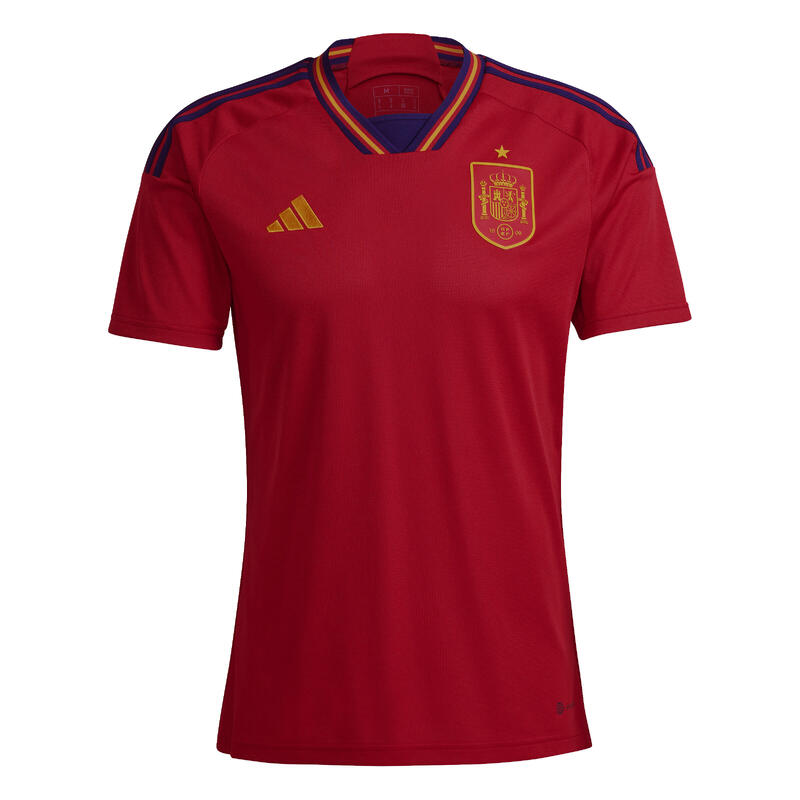 Silicio Reducción Temblar Camiseta primera equipación selección española Adulto 2022 | Decathlon