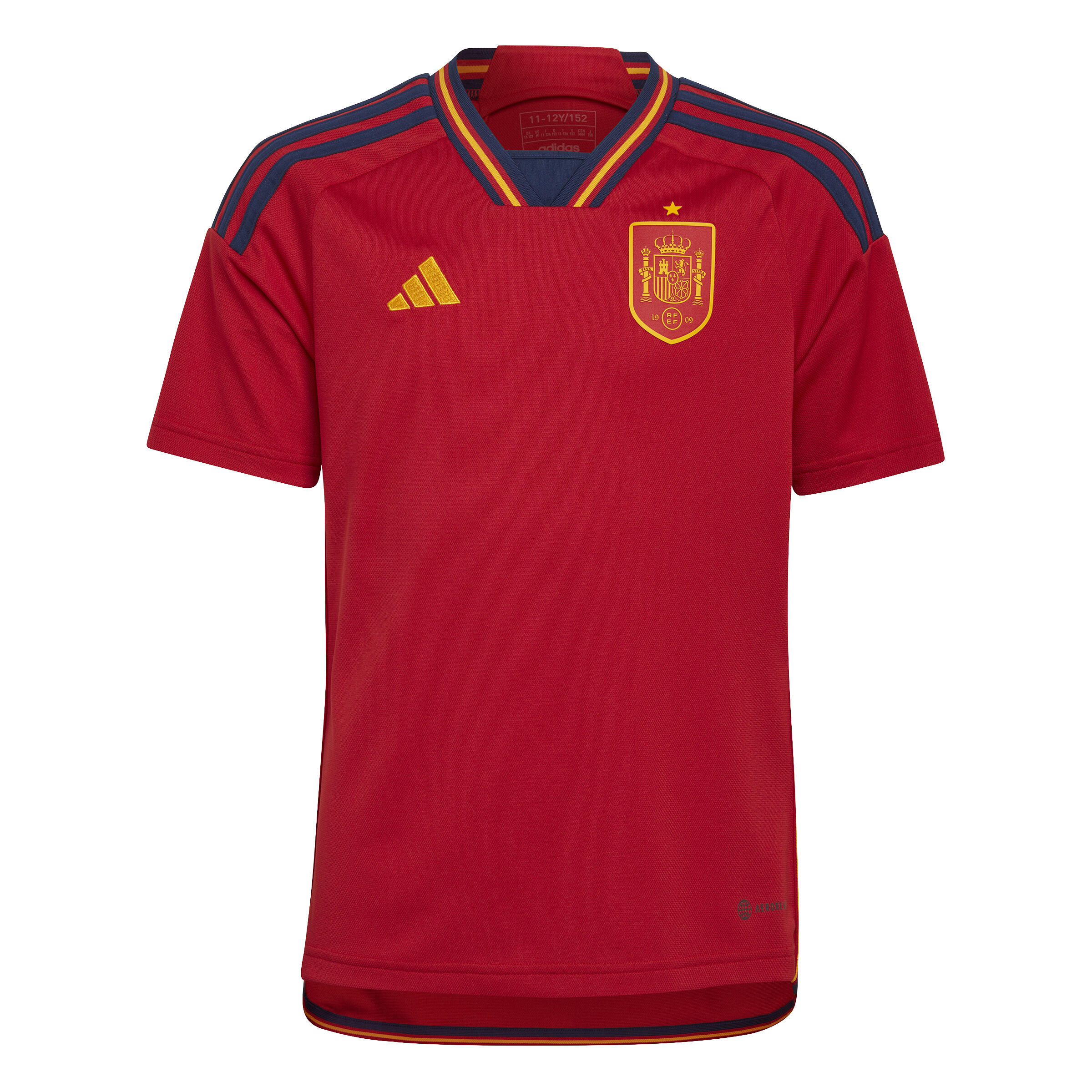 Camiseta entreno España Rugby negra-roja