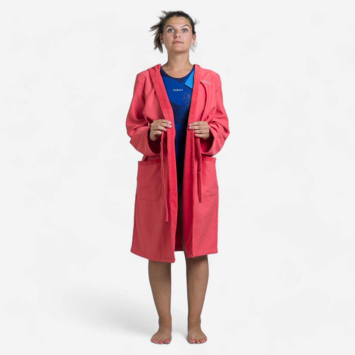 PEIGNOIR DE BAIN FEMME COMPACT ROSE