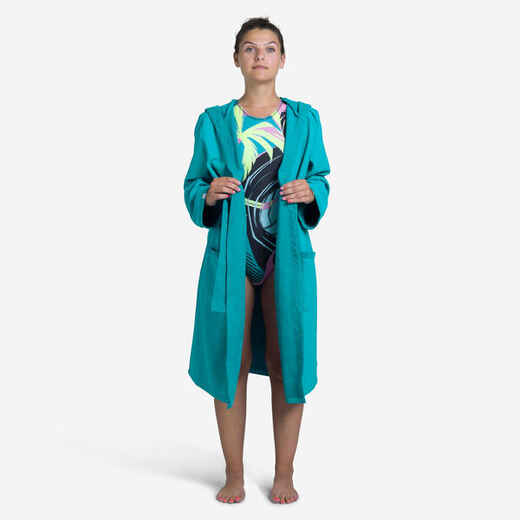 
      Bademantel Damen kompakt - Luxury blau 
  