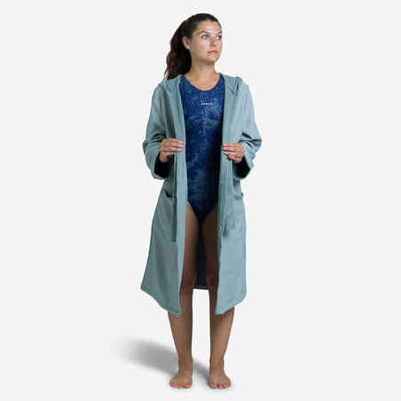 WOMEN'S COMPACT POOL BATHROBE LIGHT KHAKI