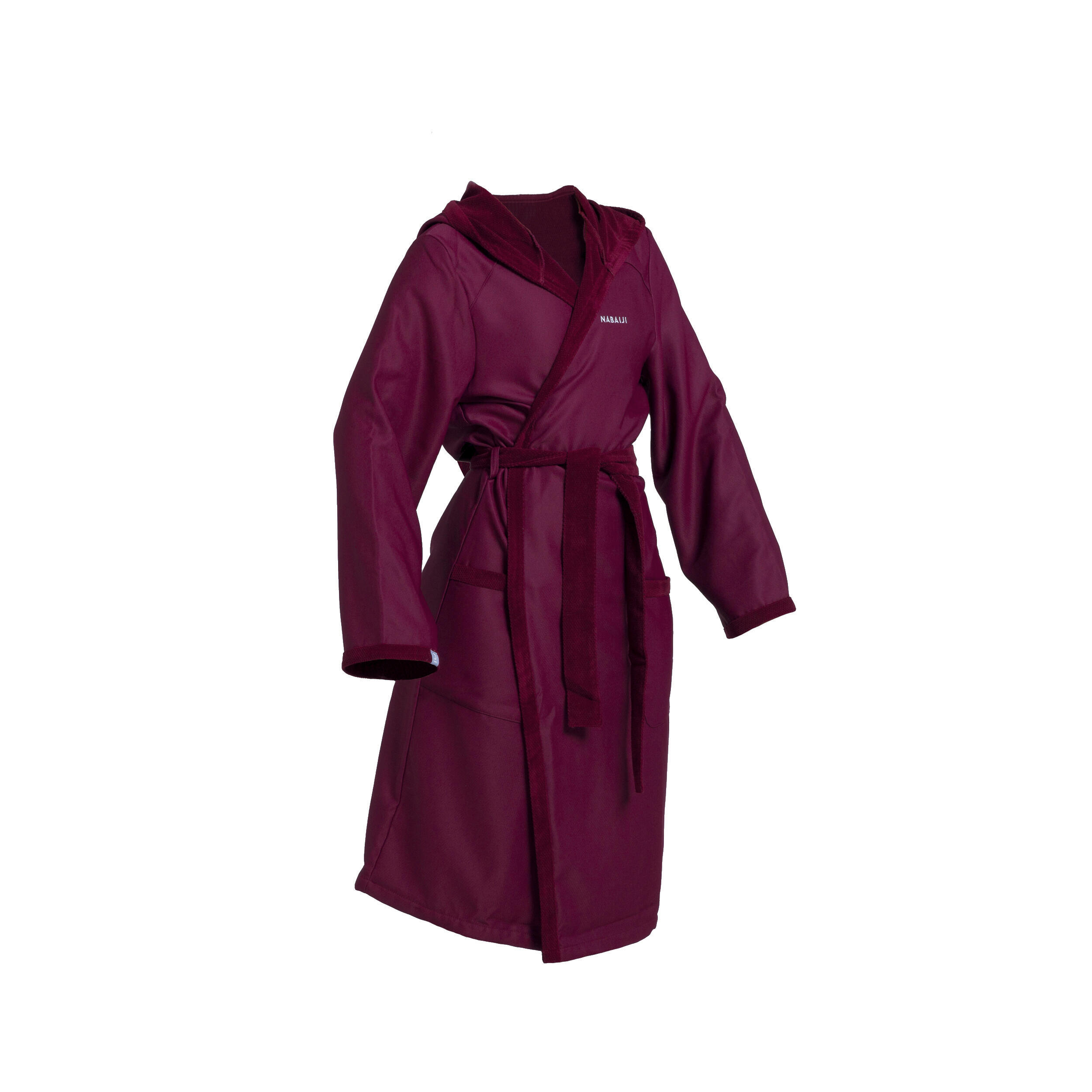 WOMEN'S COMPACT POOL BATHROBE PURPLE 1/8