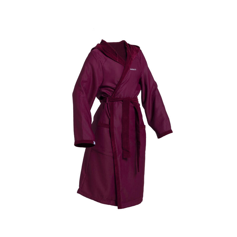 WOMEN'S COMPACT POOL BATHROBE PURPLE