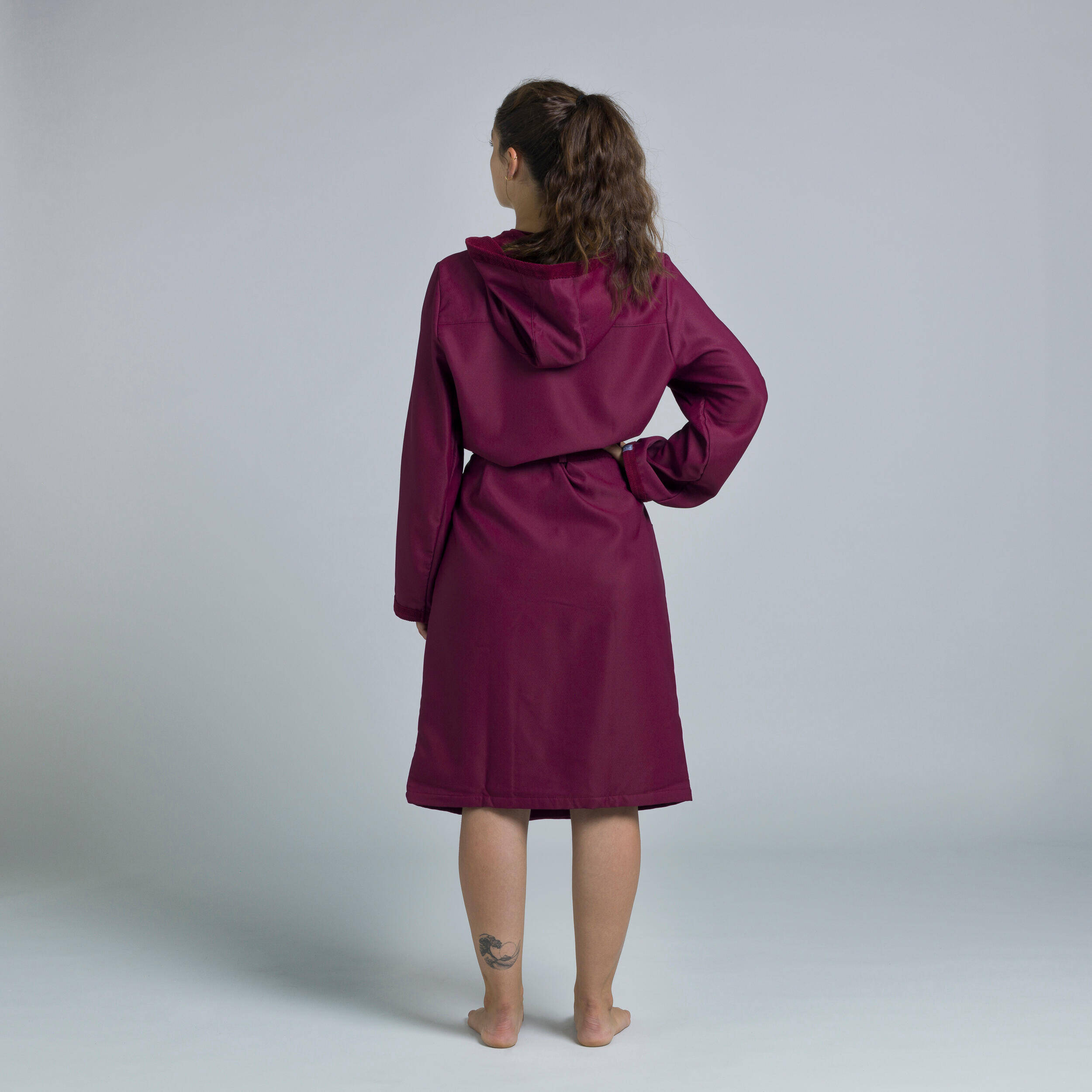 Women Bathrobe Soft & Absorbent Purple -  4