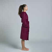 WOMEN'S COMPACT POOL BATHROBE PURPLE