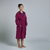Peignoir de bain femme coton violet