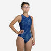 MAILLOT BAIN 1 PIECE WATER POLO FEMME ROCKY BLEU VERT