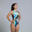 Bañador Mujer waterpolo multicolor WP 500