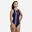 Bañador Mujer waterpolo azul marino WP 500
