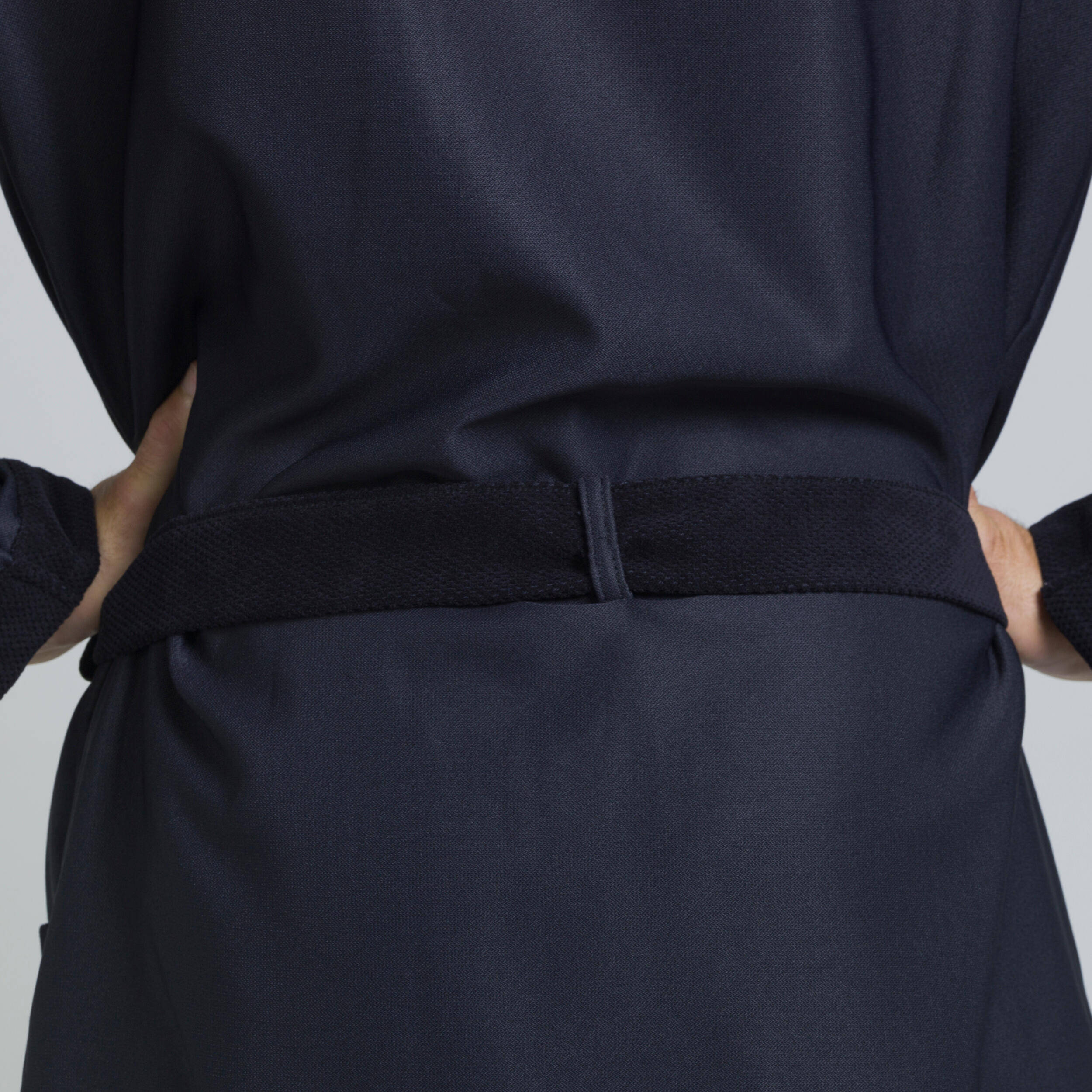 Men's Bathrobe Soft & Comfortable Black -  5