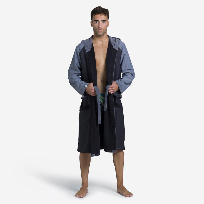 Accappatoio piscina uomo COMPACT grigio NABAIJI