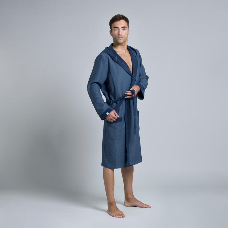 Accappatoio pallanuoto uomo COMPACT blu