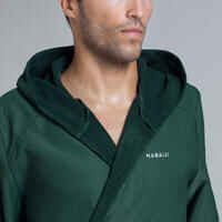 MEN'S COMPACT POOL BATHROBE GREEN KHAKI