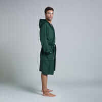 MEN'S COMPACT POOL BATHROBE GREEN KHAKI