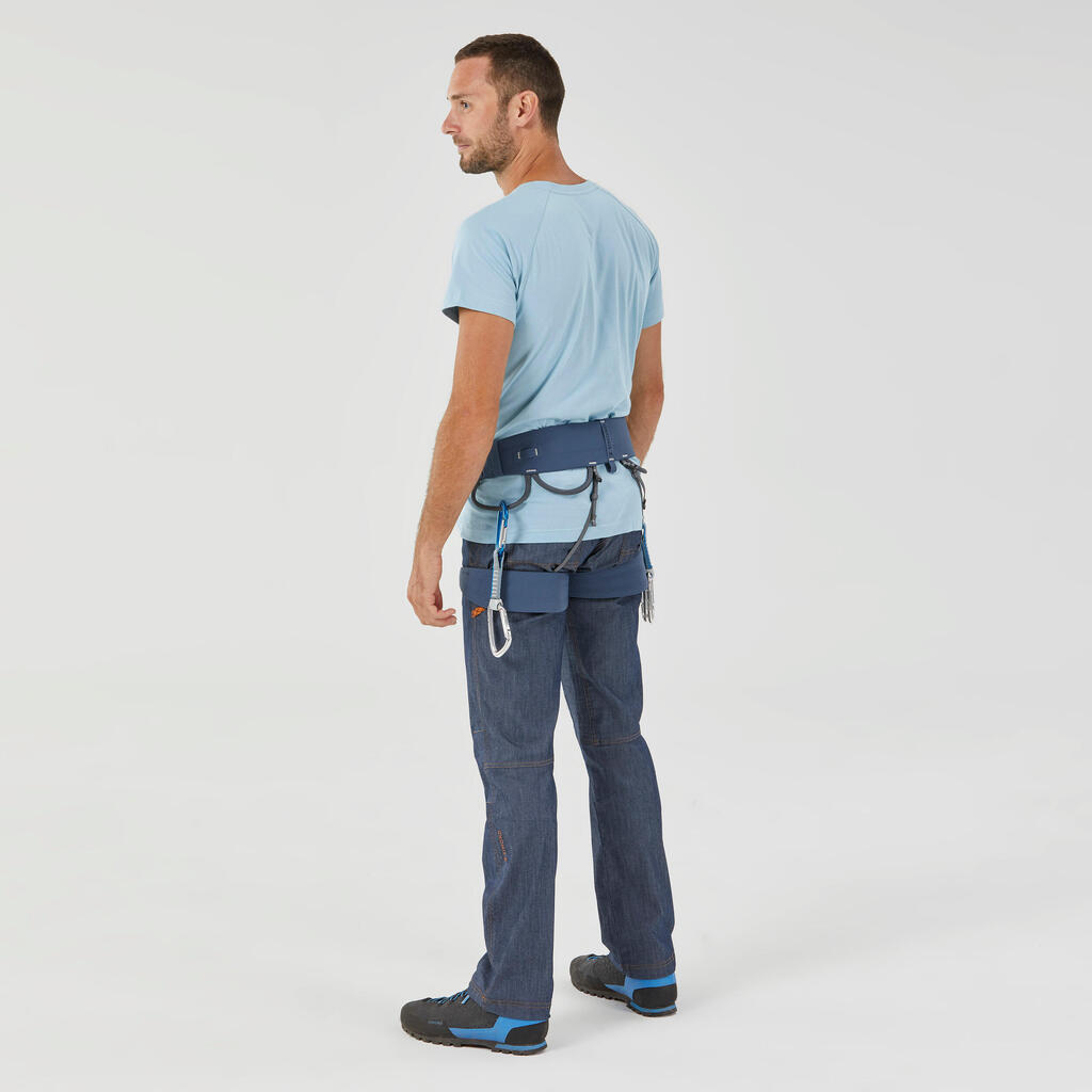Kletterhose Herren Jeans Stretch - Vertika V2