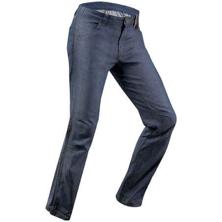 Modre moške jeans hlače za plezanje VERTIKA V2