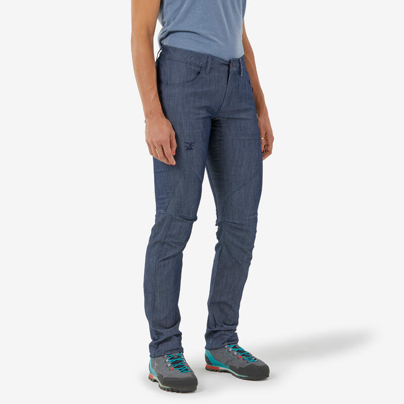Spodnie wspinaczkowe damskie jeansowe Simond Vertika 
