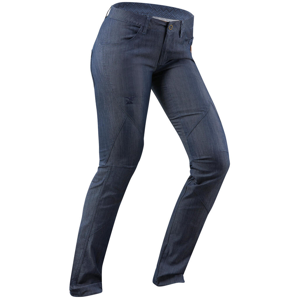 Kletterhose Damen Jeans Stretch - Vertika V2