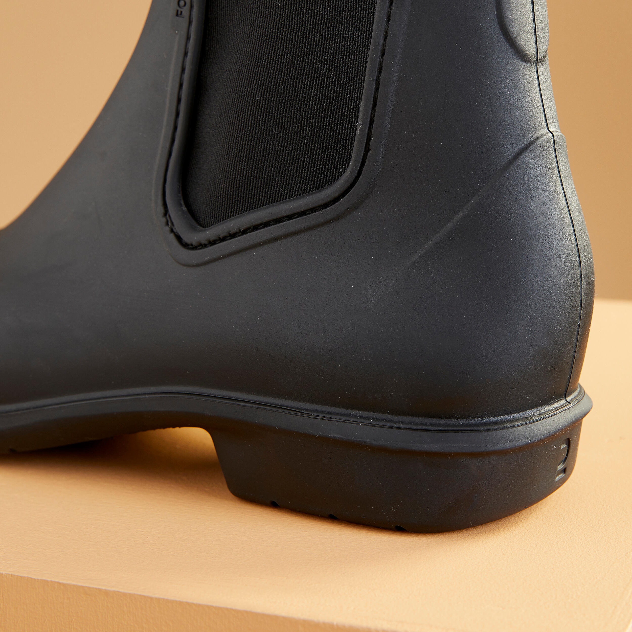 Boots d'équitation - 100 noir - FOUGANZA
