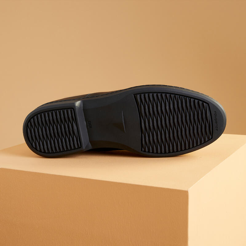 500 Adult Horse Riding Jodhpur Boots Black Decathlon