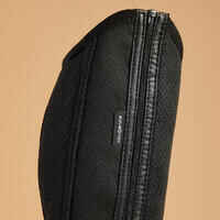 Adult Horse Riding Mesh Half Chaps 100 - Black