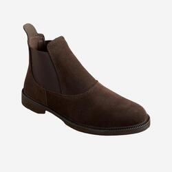 Boots équitation adulte CLASSIC cuir marron