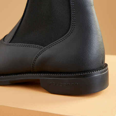 Boots équitation adulte CLASSIC cuir noir