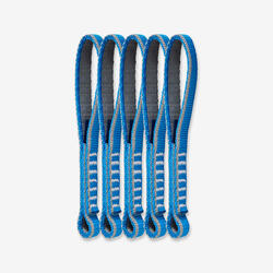 LOT DE 5 SANGLES D'ALPINISME ET ESCALADE - Pack sangle KLIMB 17cm X5