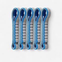 LOT DE 5 SANGLES D'ALPINISME ET ESCALADE - Pack sangle KLIMB 11cm X5