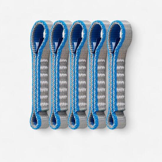 Lotto 5 fettucce per rinvii arrampicata e alpinismo KLIMB 11CMX5